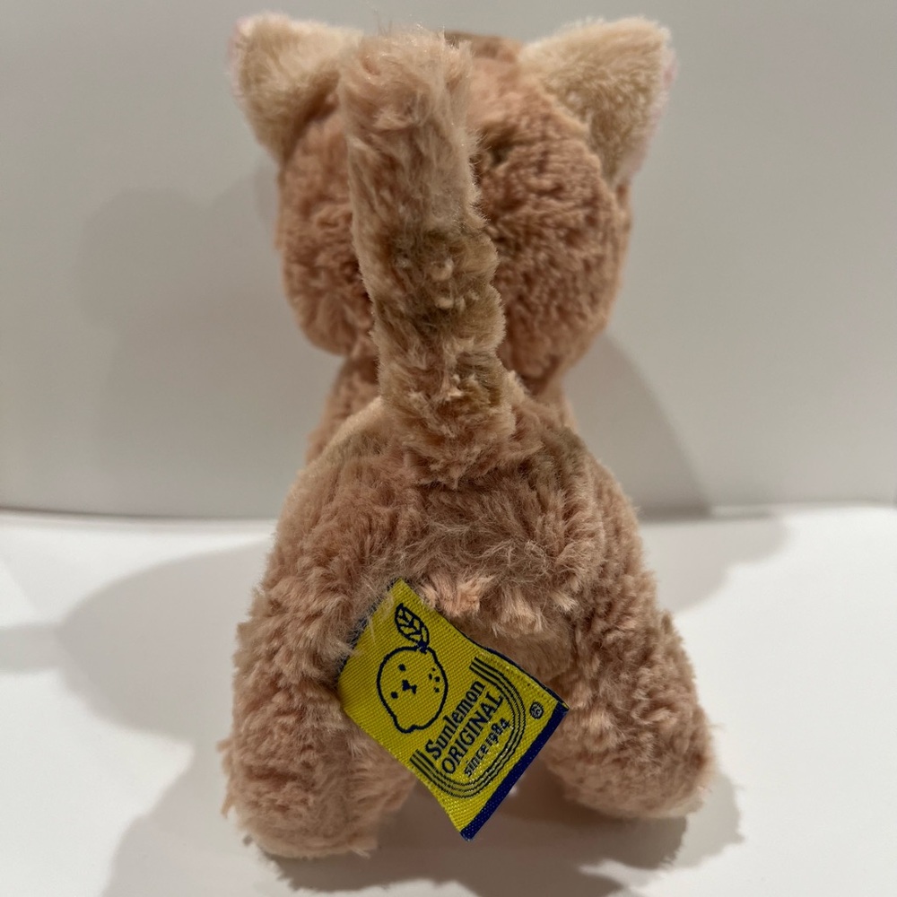 Sunlemon Brown neko Cat Animal Plush 6" Stuffed Toy Doll - Picture 4 of 12